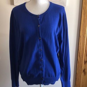 Lands end Womens button cardigan